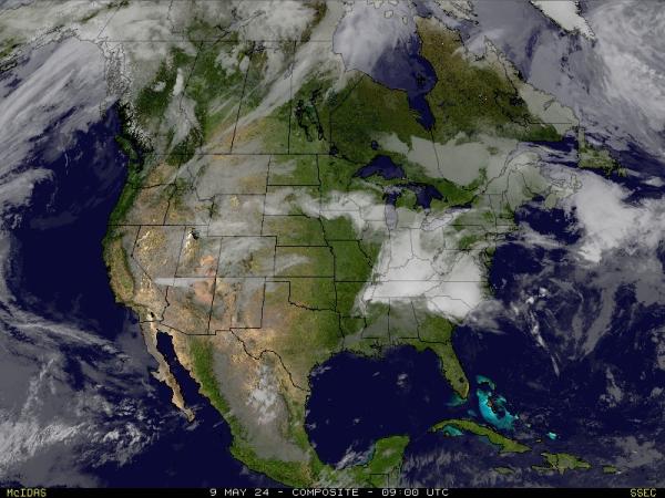 الولايات المتحدة الأمريكية هاواي خريطة الطقس سحابة 