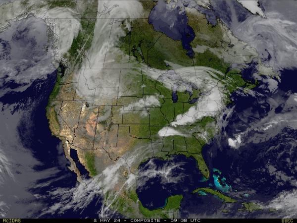 الولايات المتحدة الأمريكية ولاية ايداهو خريطة الطقس سحابة 