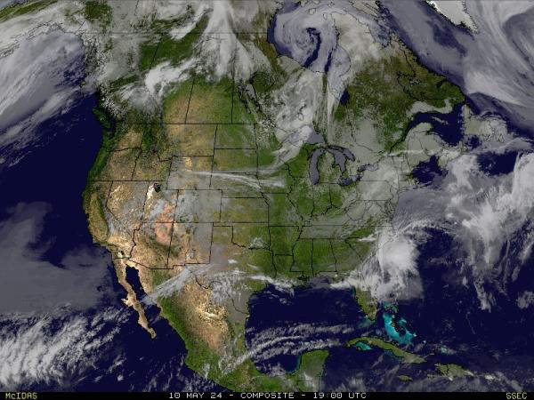 Amerika Syarikat Idaho Peta Cuaca awan 