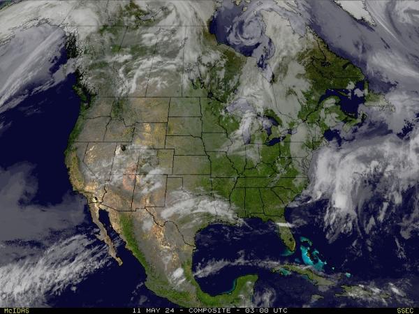 Usa Idaho Väder moln karta 