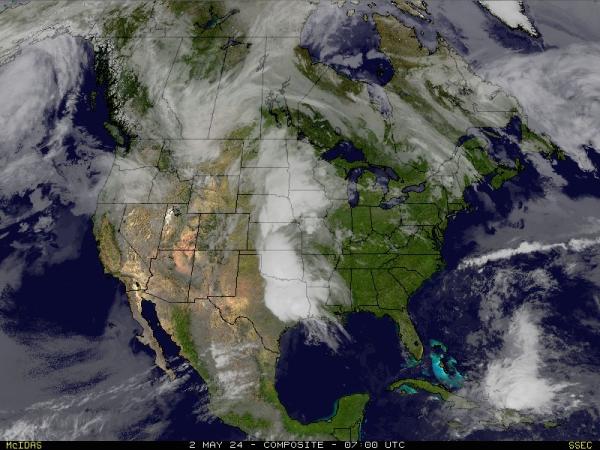 США Иллинойс Погода облако карту 