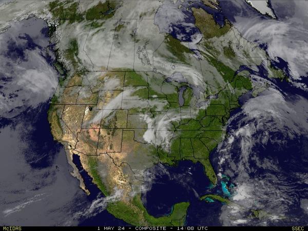 كنتاكي الولايات المتحدة الأمريكية خريطة الطقس سحابة 