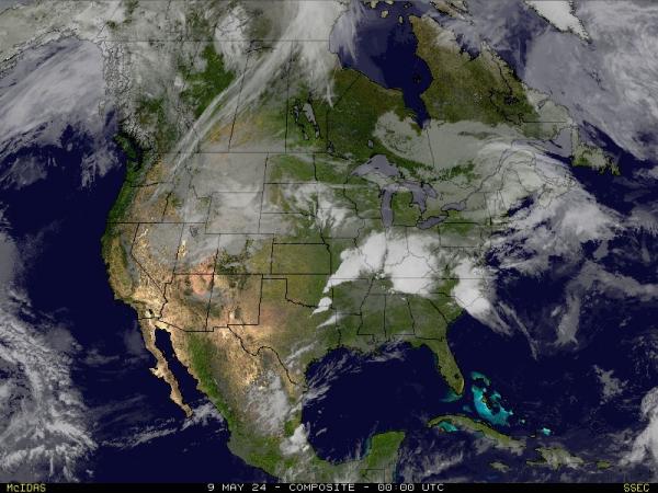 لويزيانا الولايات المتحدة الأمريكية خريطة الطقس سحابة 