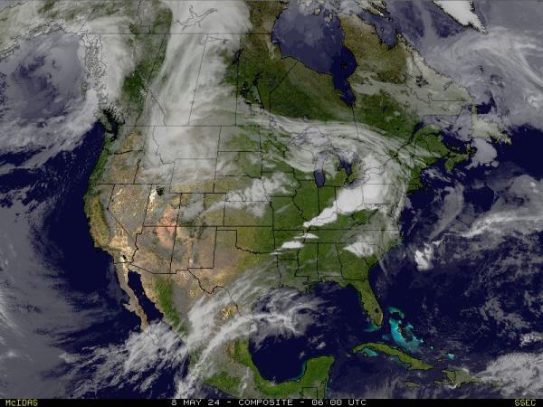 USA Maine Ilm pilv kaart 