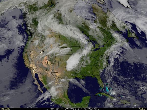 ميشيغان الولايات المتحدة الأمريكية خريطة الطقس سحابة 