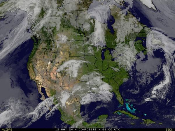 امریکہ مینیسوٹا موسم بادل کا نقشہ 