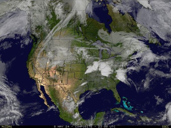 САЩ Мисисипи времето облачна карта 