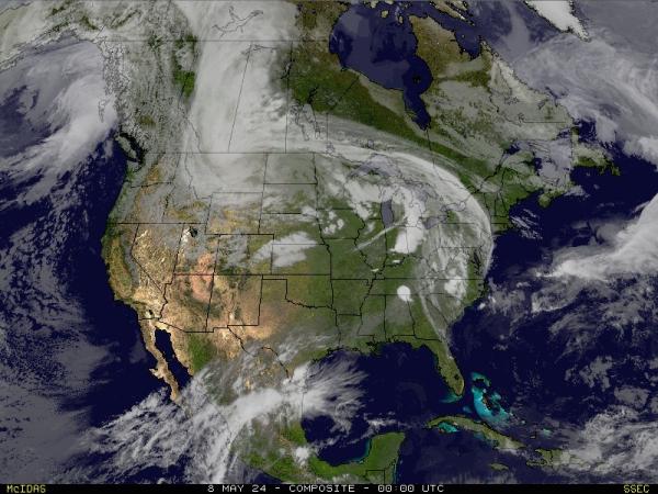 США Монтана Погода облако карту 