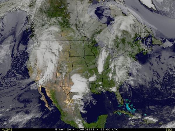 США Нью-Гемпшир Погода облако карту 