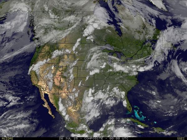 Amerika Serikat New mexico Peta Cuaca Awan 