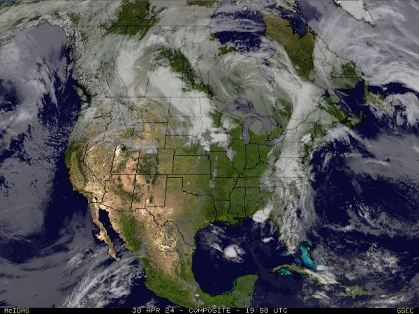 الولايات المتحدة الأمريكية داكوتا الشمالية خريطة الطقس سحابة 