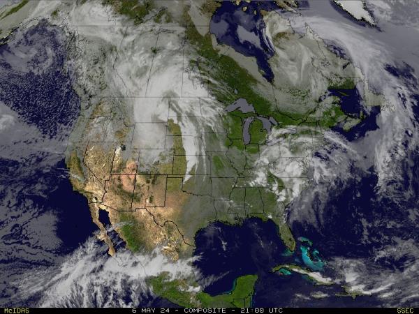 США Северная Дакота Погода облако карту 