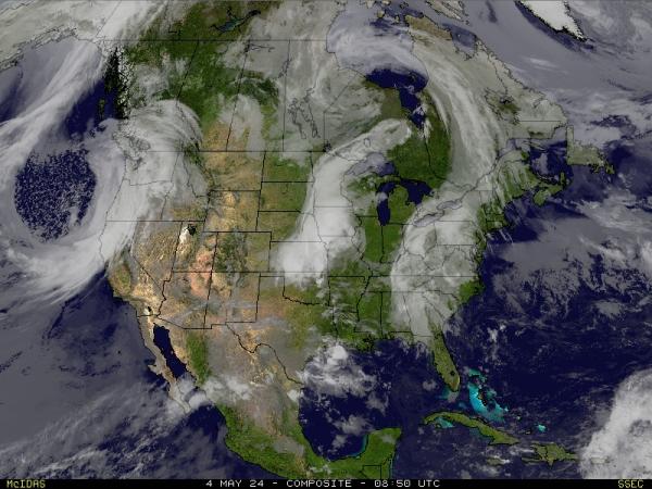 أوكلاهوما الولايات المتحدة الأمريكية خريطة الطقس سحابة 