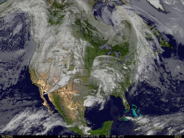 الولايات المتحدة الأمريكية ولاية ساوث داكوتا خريطة الطقس سحابة 