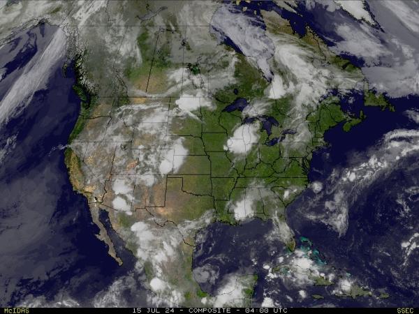 संयुक्त राज्य अमेरिका दक्षिण डकोटा मौसम बादल मानचित्र 