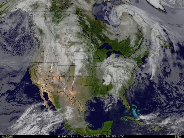 САЩ Юта времето облачна карта 