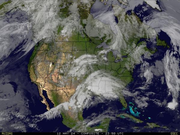 США Вашингтон Погода облако карту 
