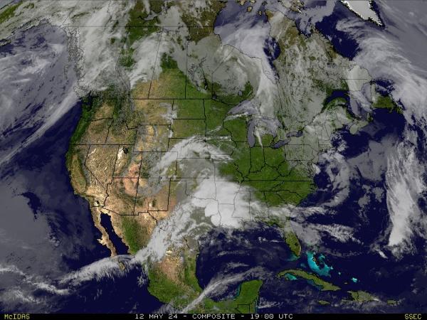 Amerika Serikat West virginia Peta Cuaca Awan 