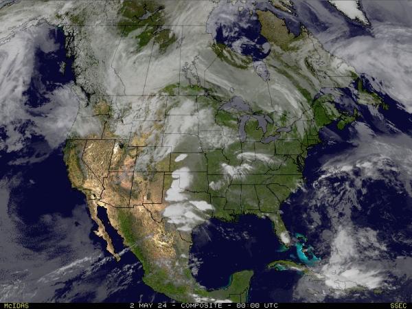 وايومنغ الولايات المتحدة الأمريكية خريطة الطقس سحابة 