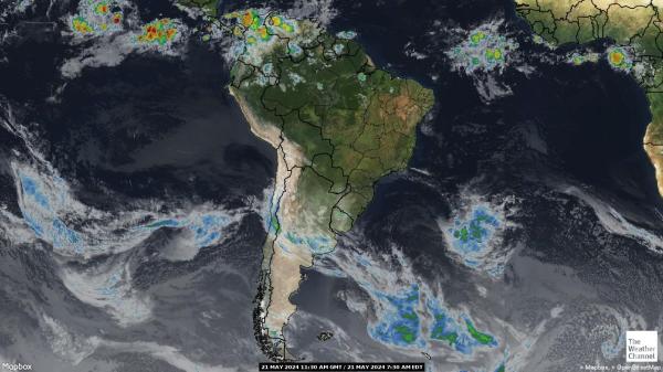 Venetsueela Ilm pilv kaart 