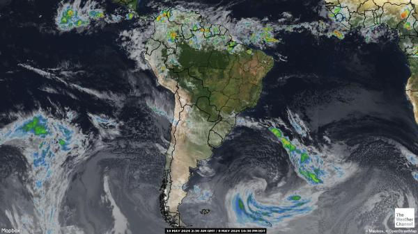 Venezuela Hartă starea vremii nor 