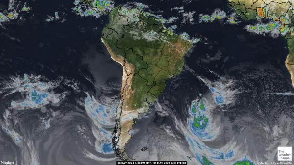 فنزويلا خريطة الطقس سحابة 