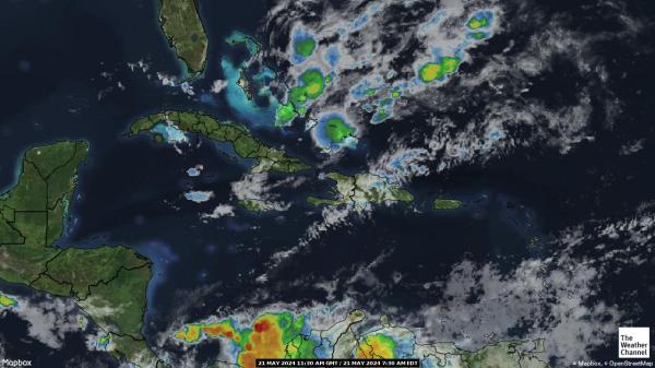 Quần đảo Virgin thuộc Mỹ Bản đồ thời tiết đám mây 