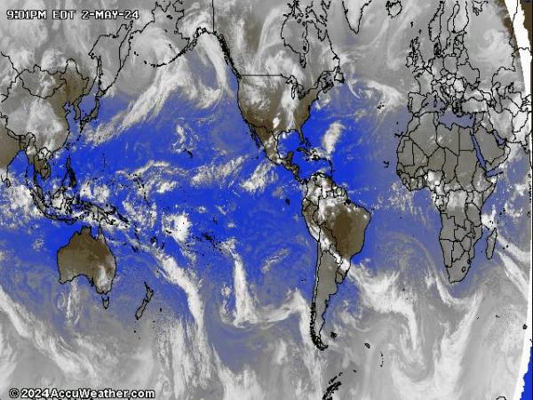 Maailm Ilm pilv kaart 