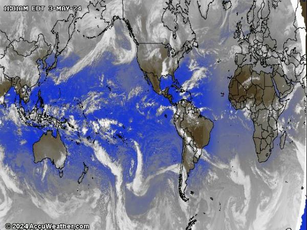 Svijet Vremenska prognoza, Satelitska karta vremena 
