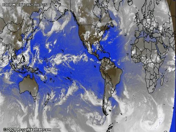 Dunia Peta Cuaca Awan 