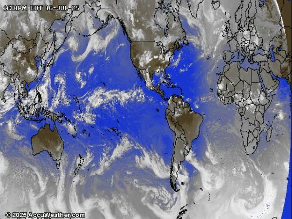 Dunia Peta Cuaca Awan 