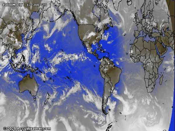 Dunia Peta Cuaca Awan 