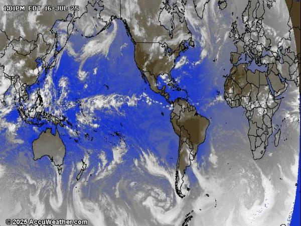 Dunia Peta Cuaca Awan 