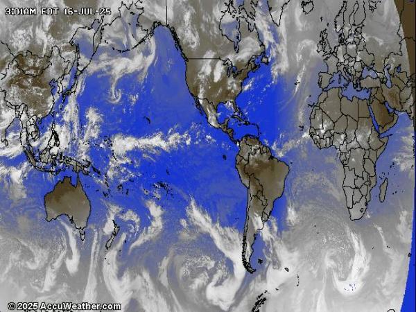 Dunia Peta Cuaca Awan 