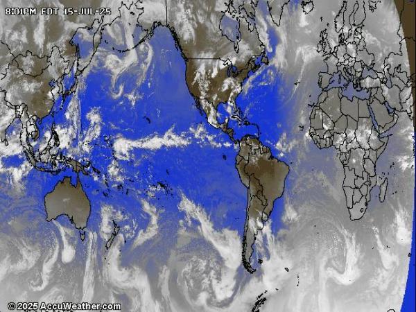 Dunia Peta Cuaca Awan 