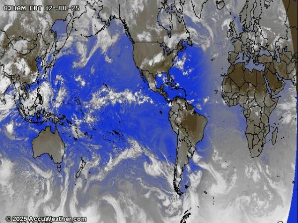 Dunia Peta Cuaca Awan 