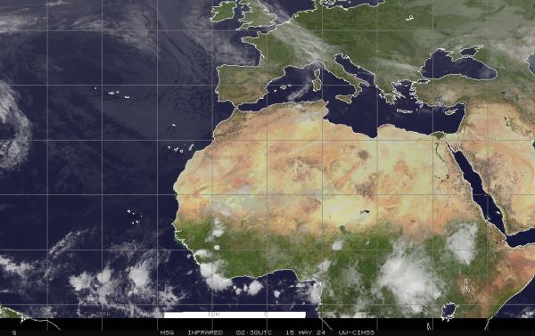 Jemen Időjárás felhő térkép 