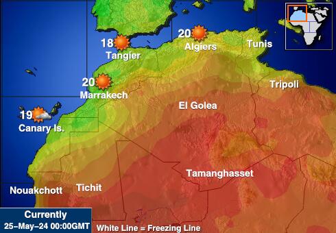 Algeria Temperatura meteorologica 
