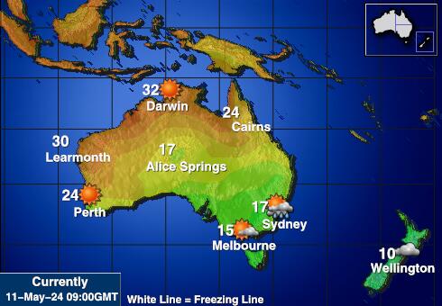 Australia Temperatura meteorologica 