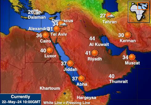 Bahrain Temperatura meteorologica 