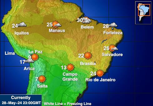 Brazil Temperatura meteorologica 
