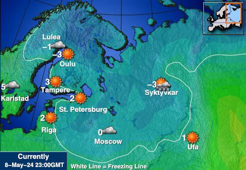 България Температурна карта за времето 