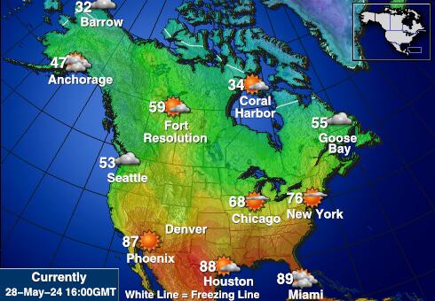 Canada Temperatura meteorologica 