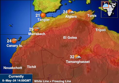 Tanjung Verde Peta Suhu Cuaca 
