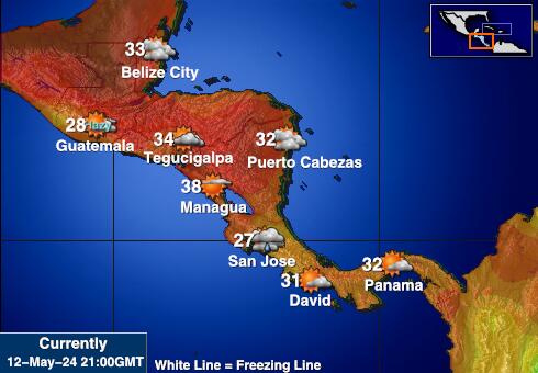 萨尔瓦多 天气温度图 