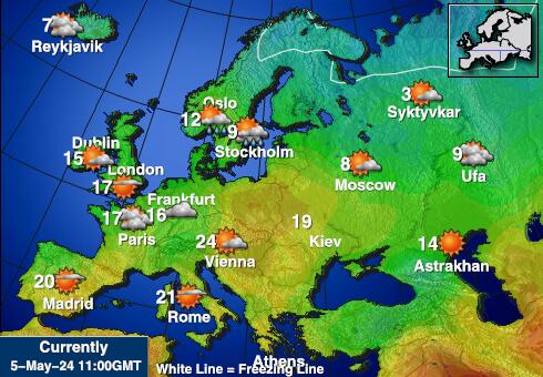 Uni Eropa Peta Suhu Cuaca 