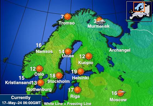 Finland Temperatura meteorologica 