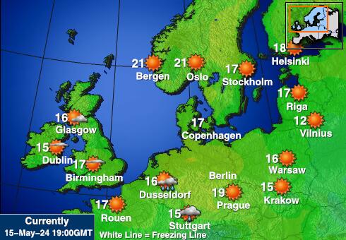 Almanya Hava sıcaklığı haritası 