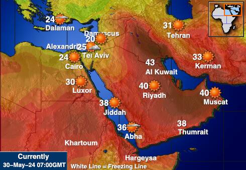 İran Hava sıcaklığı haritası 