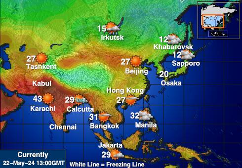 Kazakhstan Temperatura meteorologica 